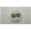 Image 1 : 12)  LOT OF 2 MATCHED ROUND ADVENTURINE