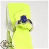 Image 1 : NATURAL LAPIS LAZULI WOMEN RING ADJUSTABLE SIZE
