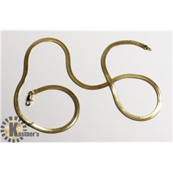 GOLD PLATED SNAKE CHAIN