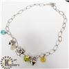 Image 1 : SILVER GENUINE GEMSTONE 18" 18.62G NECKLACE