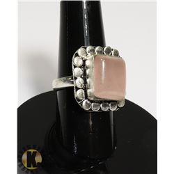 #184-PINK ROSE RING SIZE 7