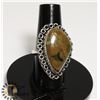 Image 1 : #200-OCEAN JASPER RING SIZE 7.5