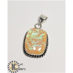 #188-AUSTRALIAN TRIPLE OPAL PENDANT