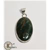 Image 1 : #204-INDIA BLOODSTONE PENDANT