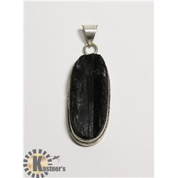 #192-BLACK TOURMALINE PENDANT