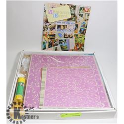 FLAT OF SCRAPBOOKING SUPPLIES