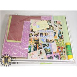 FLAT OF SCRAPBOOKING SUPPLIES