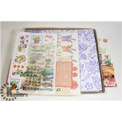 FLAT OF SCRAPBOOKING SUPPLIES