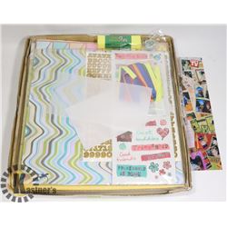 FLAT OF SCRAPBOOKING SUPPLIES
