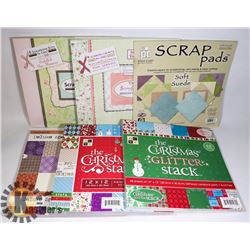 FLAT OF SCRAPBOOKING SUPPLIES