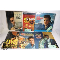 7 ELVIS PRESLEY LPS