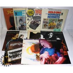 ASSORTED RECORDS -3 HERMAN'S HERMITS; 4 HARRY
