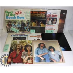ASSORTED RECORDS :3 BEACH BOYS; DAVID CROSBY;
