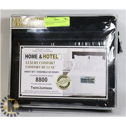 HOME AND HOTEL MICROFIBER TWIN SHEETS