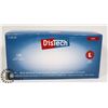 Image 1 : BOX OF DISTECH VINYL MEDICAL EXAMINATION GLOVES