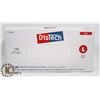 Image 1 : BOX OF 100 SIZE LARGE DISTECH CLEAR VINYL MEDICAL
