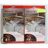 Image 1 : LOT OF TWO NEW MIRACLE GLOVE HOT SURFACE