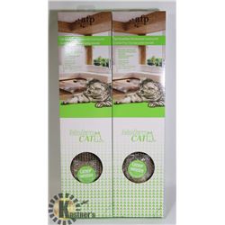 TWO NEW MODERN CAT REVERSIBLE SCRATCHER PADS