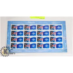 50TH ANNIVERSARY OF NATO UNCUT SHEET 46 CENT