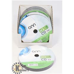 CASE OF 60 ONN CD-RW DISCS (12X, 700MB/MO, 80 MIN)