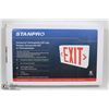 Image 1 : THERMOPLASTIC EXIT SIGN WITH 90 MIN EMERGENCY