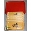 Image 1 : 7PCS OF MALLARD LAP TRAYS VINTAGE PLUS