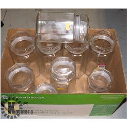 LUMINARC SM/MED/LG GLASS  STORAGE CONTAINERS -