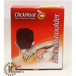 NEW CLICK HEAT LUXURY REUSABLE HOT & COLD PACKS