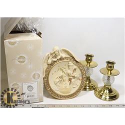 SARAH'S ANGLES FIGURE SOLD WITH TWO