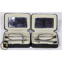 TWO PAIRS OF UNKNOWN STRENGTH READING GLASSES