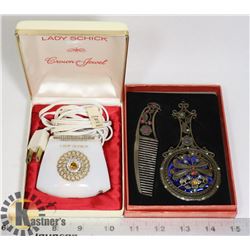 VINTAGE RETRO MIRROR & COMB