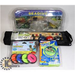NEW ITEMS SNORKEL/DIVE SET