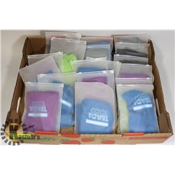 FLAT OF ASSORTED COOL TOWELS