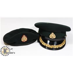 TWO THE LOYAL EDMONTON REGIMENT HATS