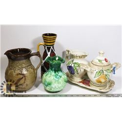 FLAT OF A SORTED A STATE POTTERY ITEMS