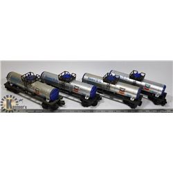 FOUR LIONEL CHEVRON OIL TRAIN CARS