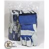 Image 1 : BUNDLE OF 12 FORCEFIELD LEATHER WORK GLOVES