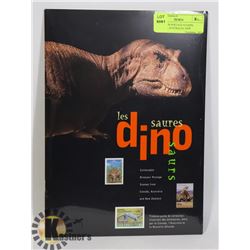 DINOSAUR POSTAGE STAMPS, CANADA, AUSTRALIA, NEW