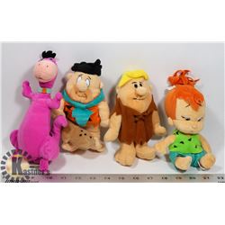 SET OF 4 THE FLINTSTONES KINDER GERMAN TOYS RARE
