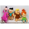Image 1 : SET OF 4 THE FLINTSTONES KINDER GERMAN TOYS RARE