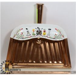 USA MADE COPPER DUST PAN