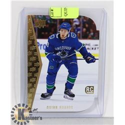 QUINN HUGHES ROOKIE CARD