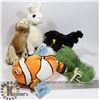 Image 1 : LOT OF 6 WEBKINZ "ADOPT A PET" COLLECTIBLE PLUSH
