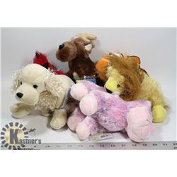 LOT OF 6 WEBKINZ "ADOPT A PET" COLLECTIBLE PLUSH