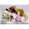 Image 1 : LOT OF 6 WEBKINZ "ADOPT A PET" COLLECTIBLE PLUSH
