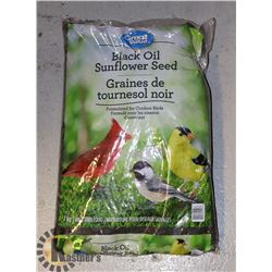 BAG OF BLACK OIL SUNFLOWER BIRD FOOD