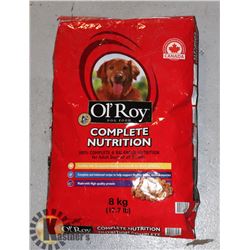 BAG OF OLROY DOG FOOD