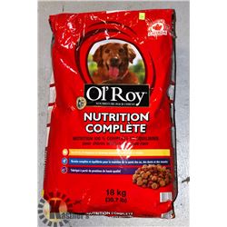 BAG OF OLROY DOG FOOD