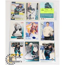 17 PAUL KARIYA HOCKEY CARD LOT ANAHEIM DUCKS
