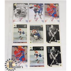 HENRI RICHARD 9 HOCKEY CARD LOT MONTREAL